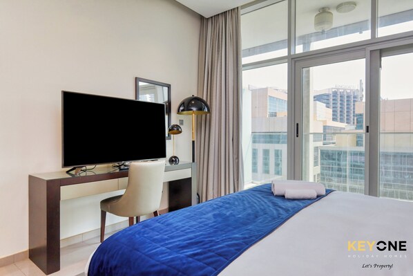 In-room safe, blackout curtains, iron/ironing board, free WiFi