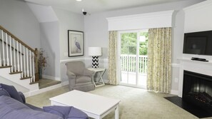 TV, fireplace, DVD player, table tennis