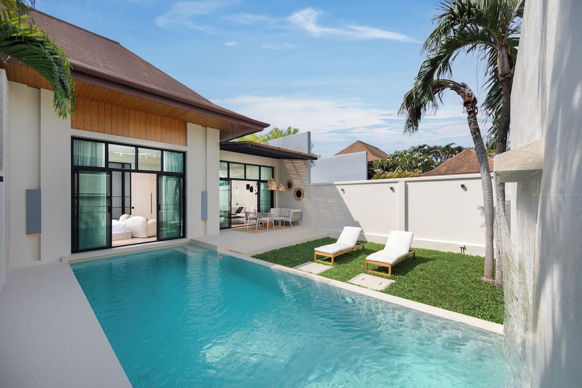 Villa Design, 2 chambres, vue piscine