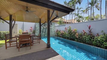 Villa Tradition, 3 chambres, vue cour intérieure | Terrasse/Patio