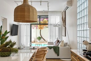 Romantic Villa, 2 Bedrooms, Pool View | Living area - Onyx Villas by TropicLook (Rawai)