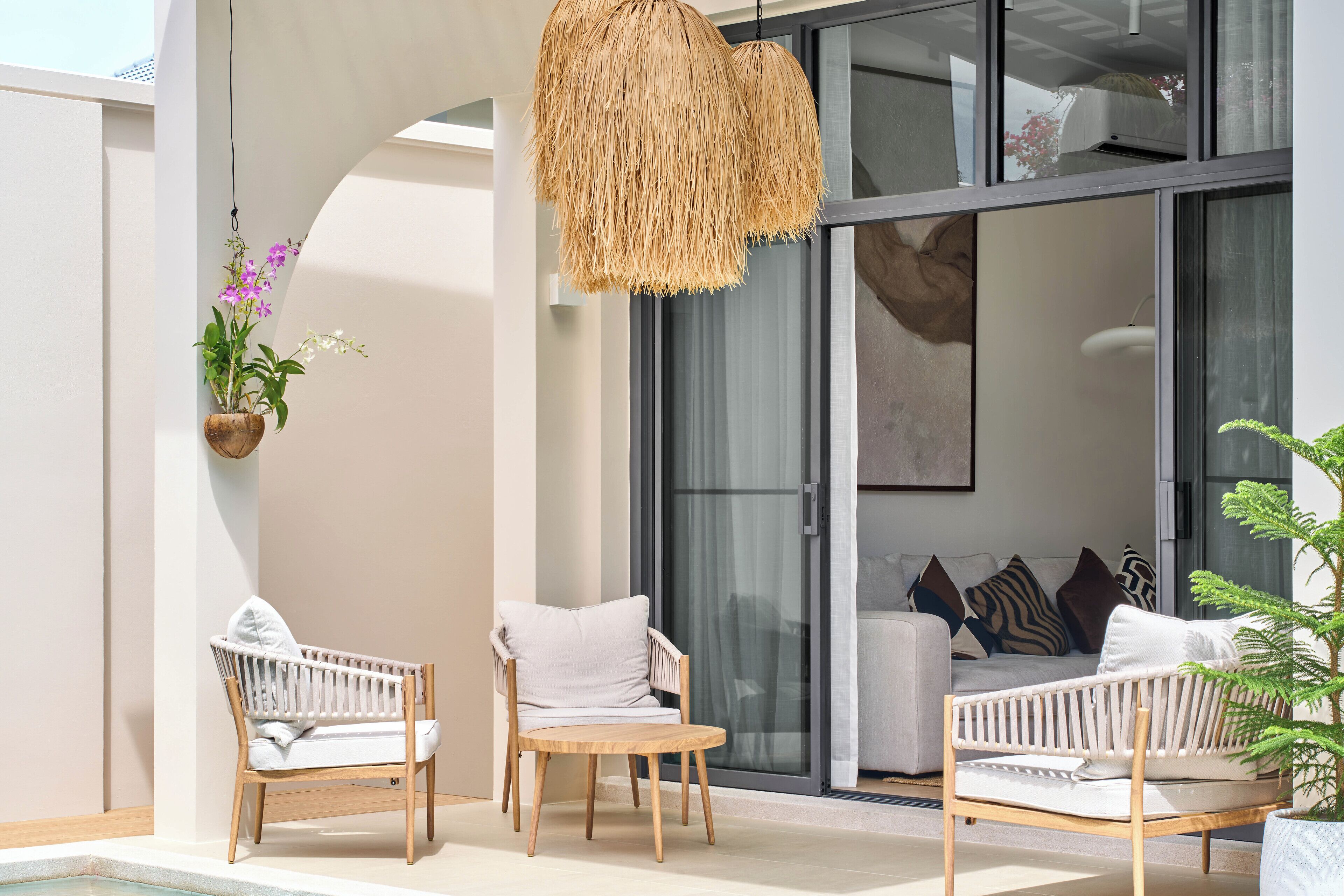 Romantic Villa, 2 Bedrooms, Pool View | Terrace/patio