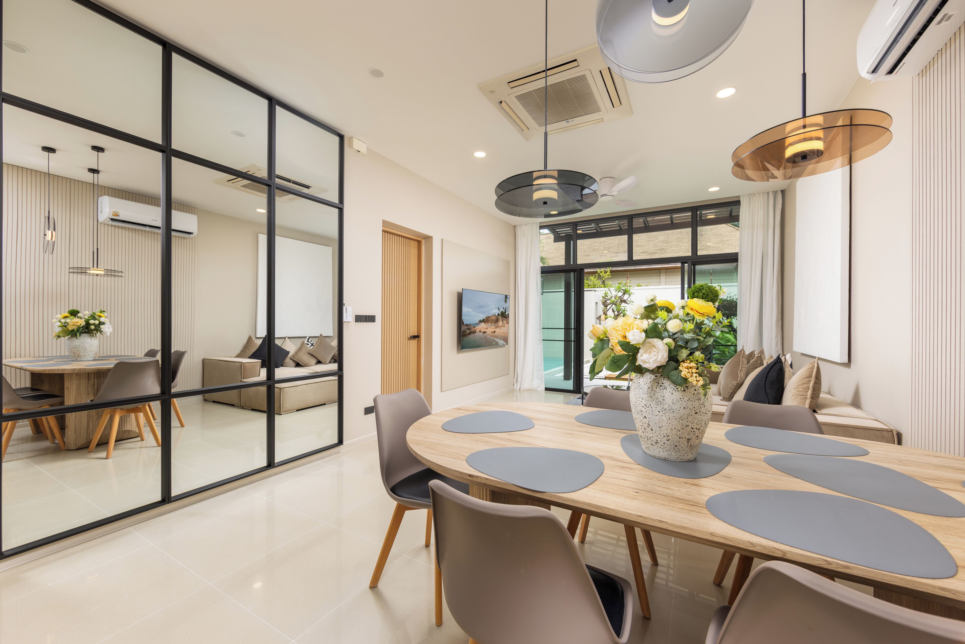 Vila Eksklusif, 2 kamar tidur, pemandangan kolam renang | Area keluarga