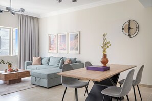 Comfort Apartment, City View | In-room dining - Silkhaus MAG 218 (Dubai)
