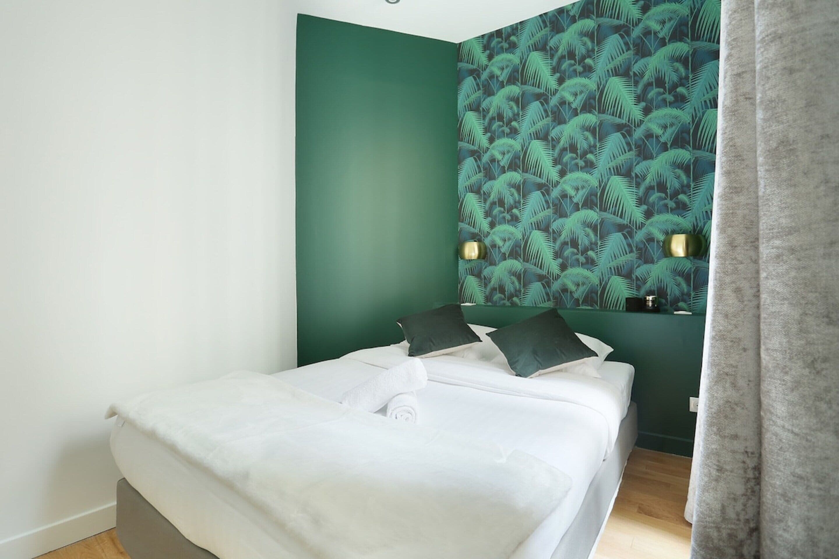 アパートメント | 2 室のベッドルーム、ノートパソコン用作業スペース、アイロン / アイロン台、ベッドシーツ