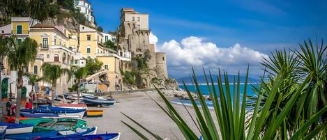 بالقرب من الشاطئ