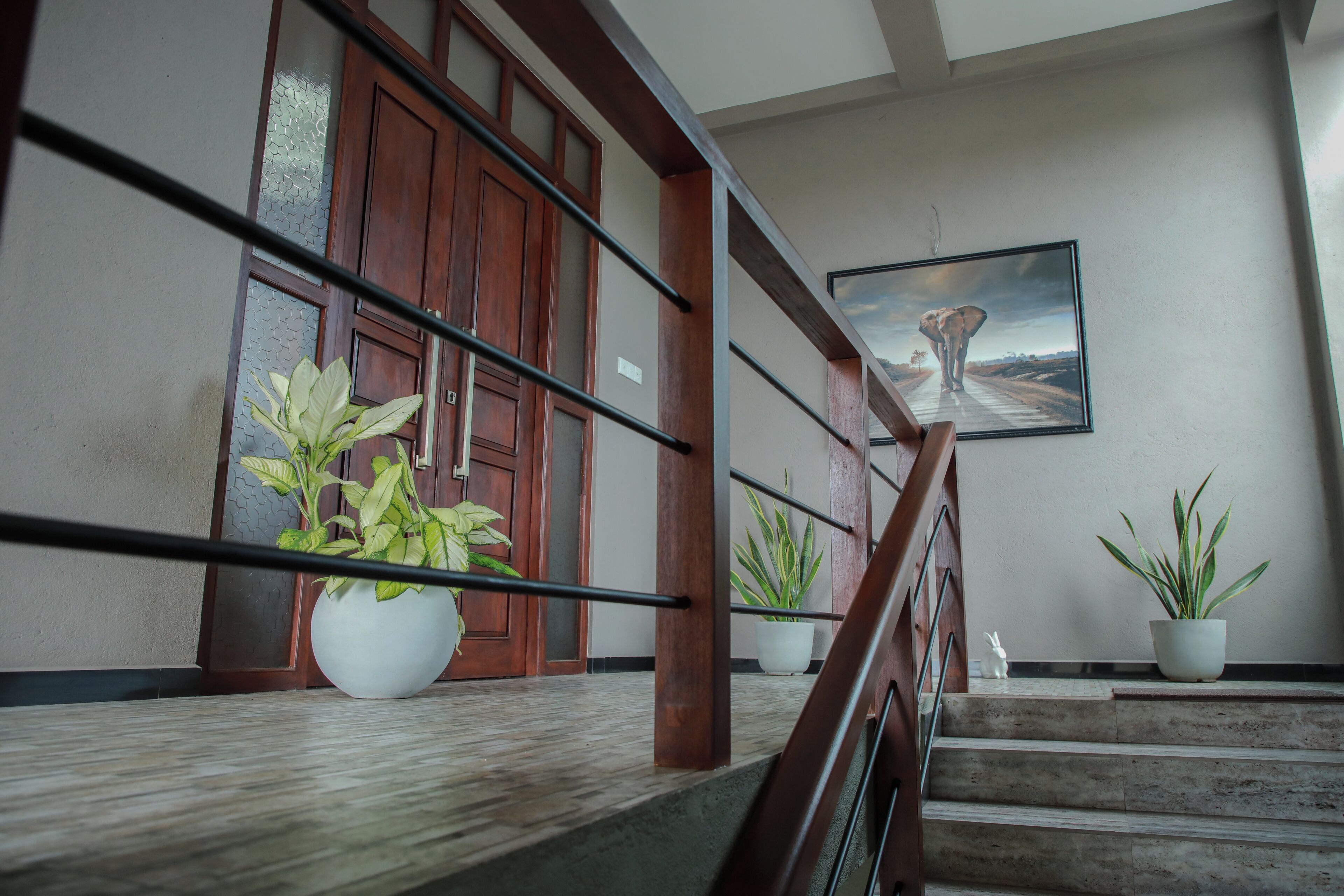 Entrada de la propiedad