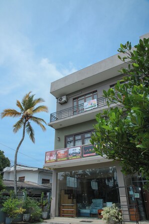 Fassade der Unterkunft