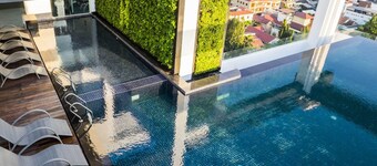 Cozy 1-bedroom studio with AC, fitness room in enchanting Phnom Penh