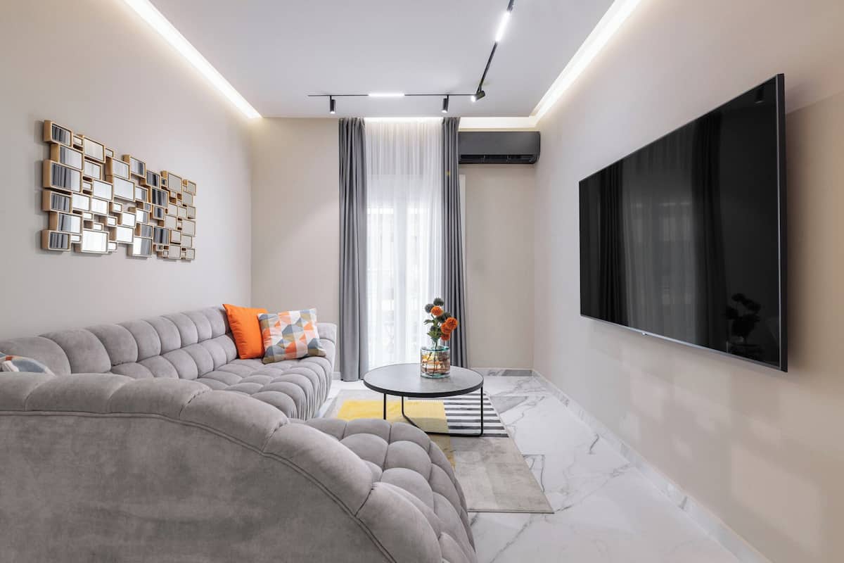 Appartement, 2 chambres, balcon, vue ville