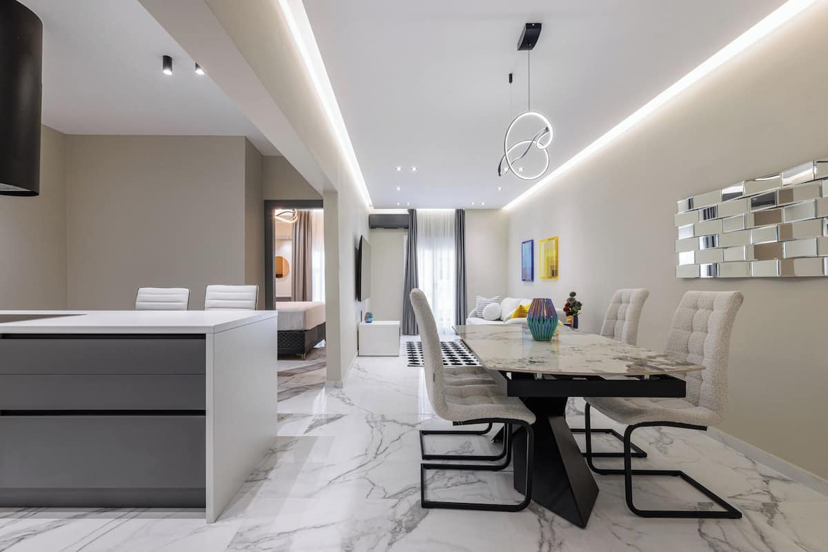 Appartement, 2 chambres, balcon, vue ville