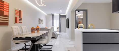 Apartment, 2 Bedrooms, Balcony, City View | Blackout drapes, iron/ironing board, free WiFi