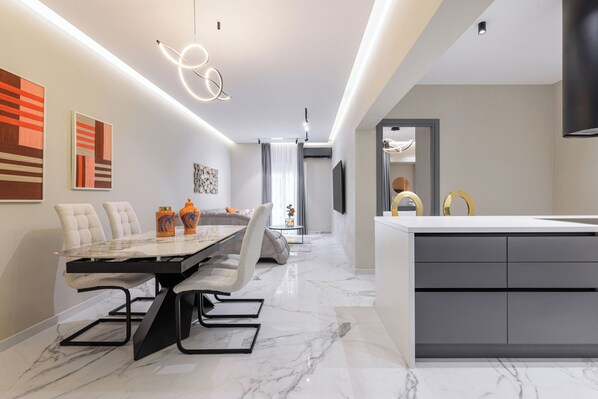 Apartment, 2 Bedrooms, Balcony, City View | Blackout drapes, iron/ironing board, free WiFi