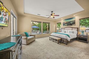 4 soverom, strykejern/-brett, reiseseng for barn og wi-fi (inkludert)