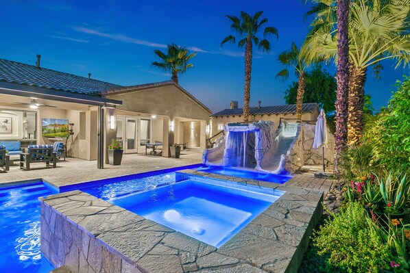 Una piscina climatizada