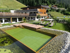 Pool - Apartment 'Naturapartments Alpreid Eiche' with Mountain View, Communal Pool and Wi-Fi (St. Pankraz)