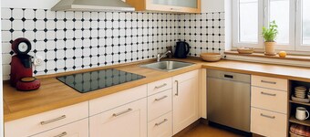 Urban villa with sunny garden