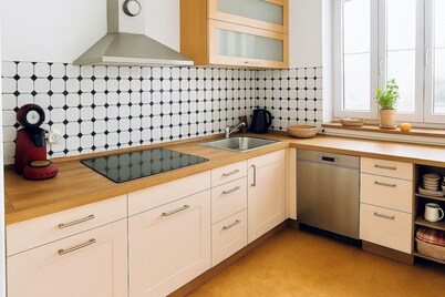 Urban villa with sunny garden