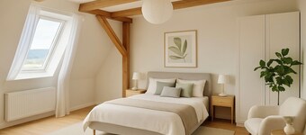 Urban villa with sunny garden