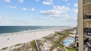 Signature Condo, 3 Bedrooms, Pool Access, Beach View | Balcony view
