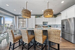 Signature House, Multiple Beds, Balcony, Pool View | Private kitchen