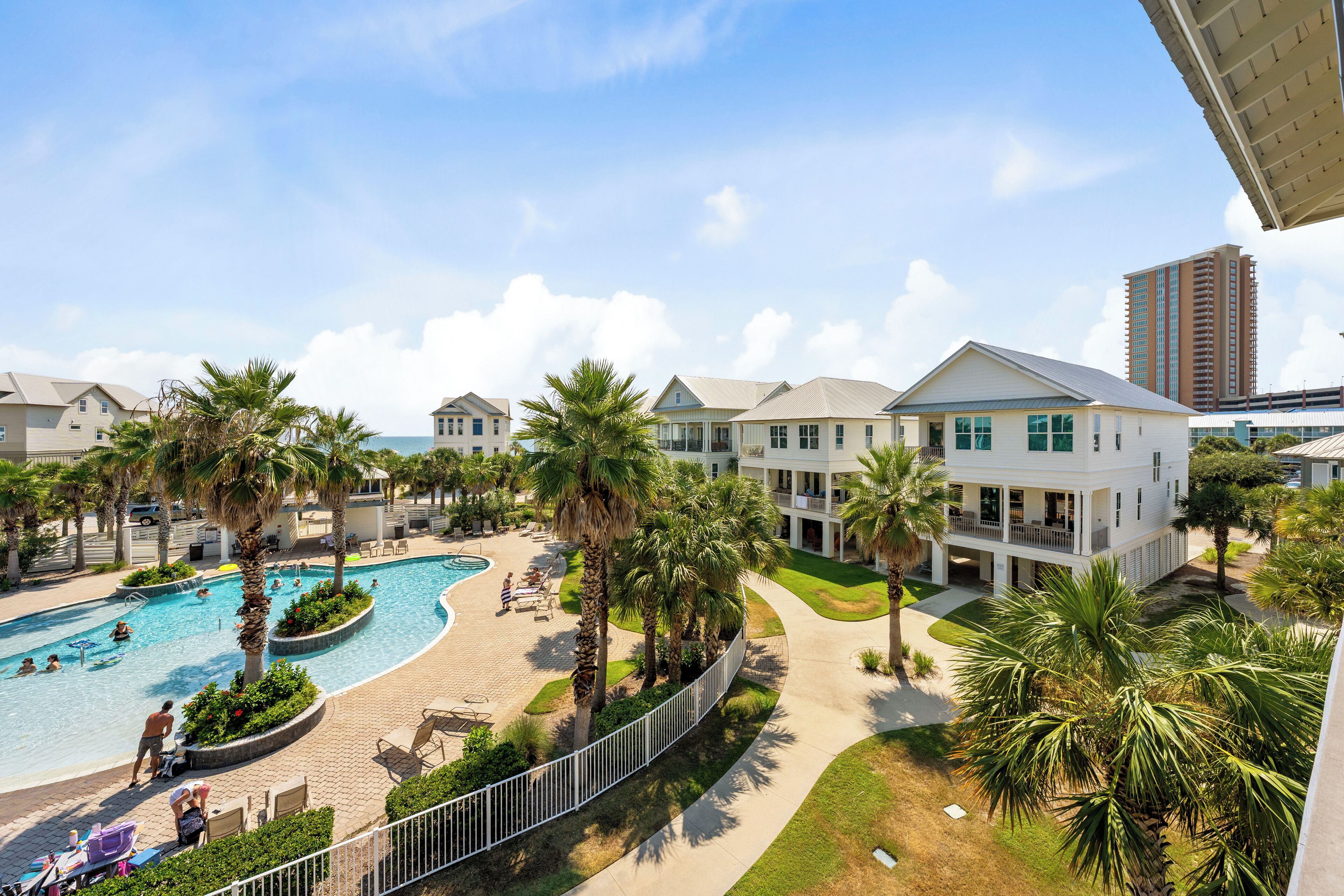 特色独立别墅, 多张床, 阳台, 泳池景观 | 阳台景观