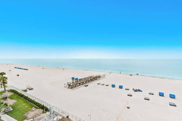 On the beach - Sand Dollar 510 is a GOLD rated TOP FLOOR three-bedroom (Indian Shores)