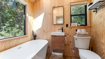 Regadera, secadora de cabello, toallas, shampoo