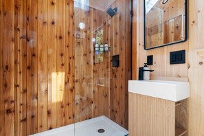 Shower, hair dryer