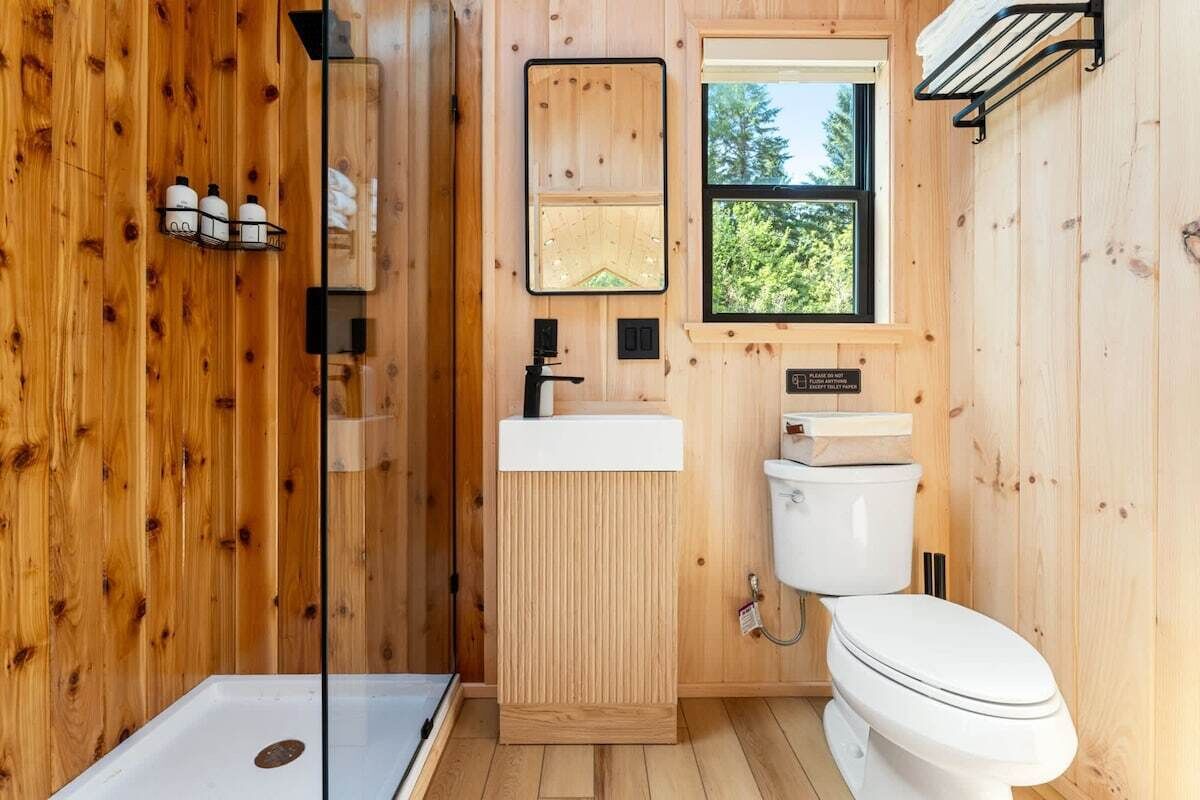 Shower, hair dryer