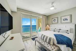 2 bedrooms, iron/ironing board, free WiFi, bed sheets - NEW Emerald Isle 2107 "Manta Ray Villa" Pool, FREE Perks&Beach Service for 4! (Panama City Beach)