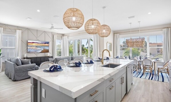 Dining - CHRISTMAS availability!NEW 7 bedroom Beach House, 1 minute to Beach!! (Bradenton Beach)