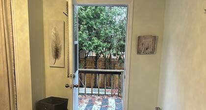 Welcome to Shady Rest, a charming one-bedroom bungalow apartment