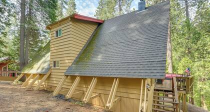 Sleek Blue Lake Springs Retreat w/ Deck & Yard!