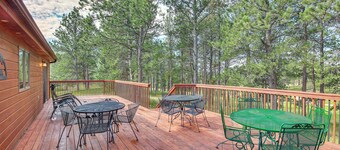 Furnished Deck, Black Hills View: 'lazy U' Retreat