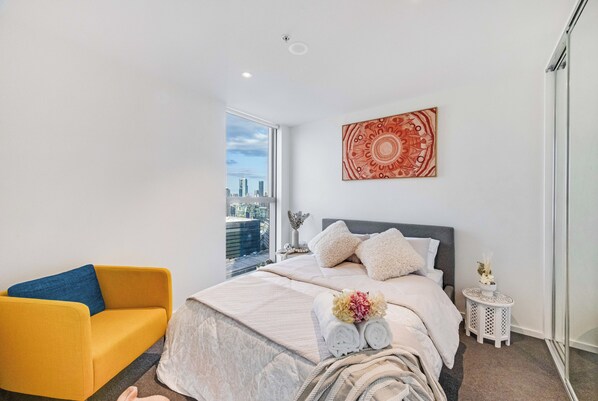 2 chambres, fer et planche à repasser, Wi-Fi, literie fournie