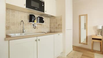 Leilighet | Eget kjøkken | Kjøleskap, mikrobølgeovn, kokeplater og oppvaskmaskin