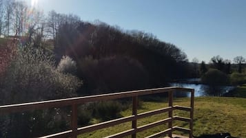 Tente Confort, balcon, vue lac | Terrasse/Patio