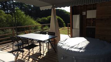 Comfort Tent, Balcony, Lake View | Terrace/patio