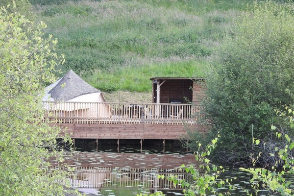 Classic Tent, Balcony, Lake View | Teres/patio