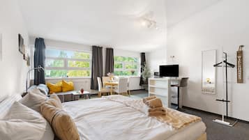 Iron/ironing board, WiFi, bed sheets