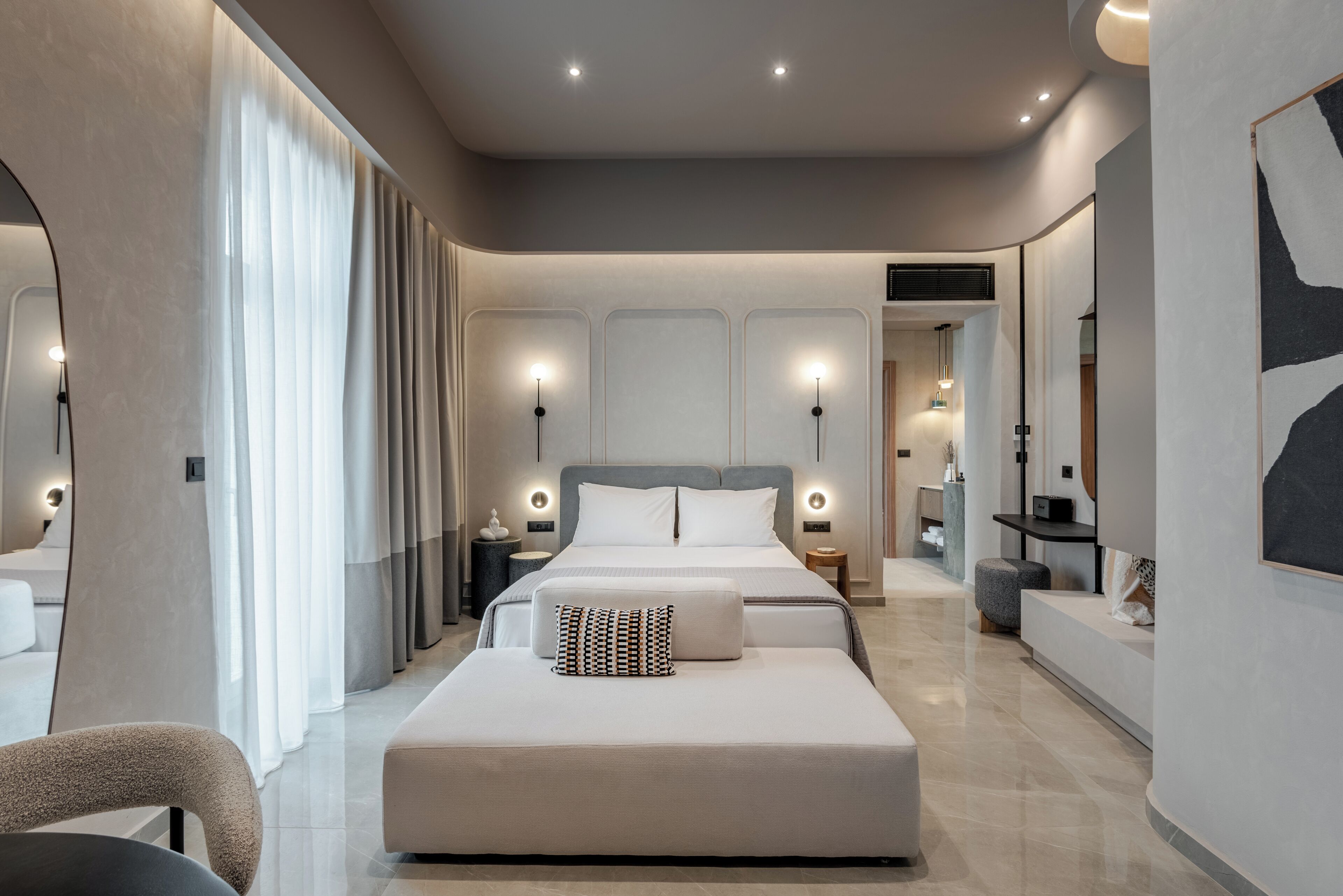 华丽套房, 城市景观 | 客房内保险箱、免费 WiFi、床单