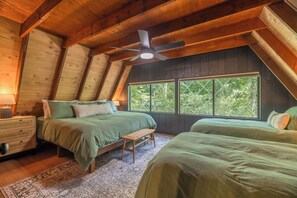 2 chambres, fer et planche à repasser, Wi-Fi, draps fournis