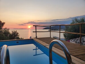 Pool - Villa Renata Tramonto sul Mare – Mediterranean Retreat with Sea Views (Torre delle Stelle)