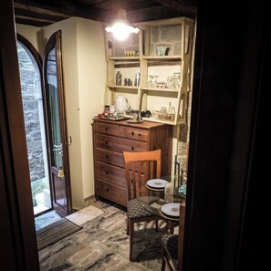 Apartment | Private kitchen | Fridge, stovetop, espresso maker, highchair