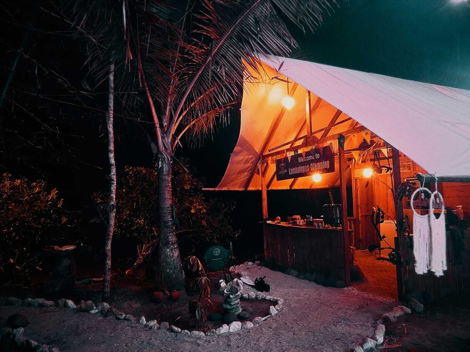 Romantic Tent, Beach View | Private kitchen | Full-size fridge, stovetop, dishwasher, electric kettle