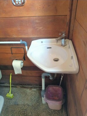 Romantic Tent, Beach View | Bathroom | Shower, eco-friendly toiletries, towels, soap