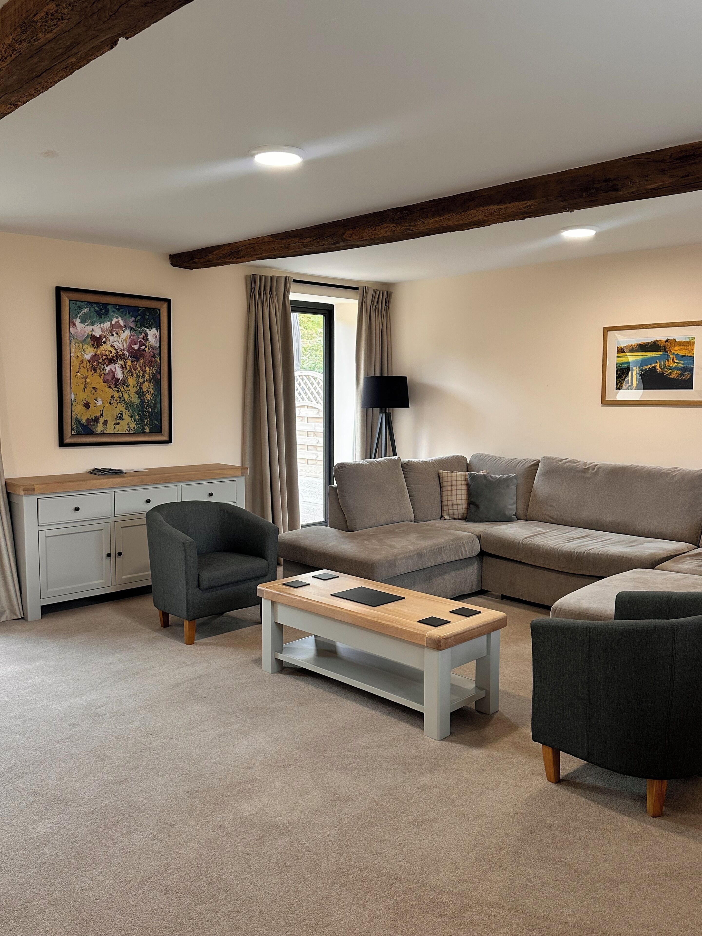 Stirrup - Luxury Barn Conversion, Pet Friendly | Living area | Flat-screen TV