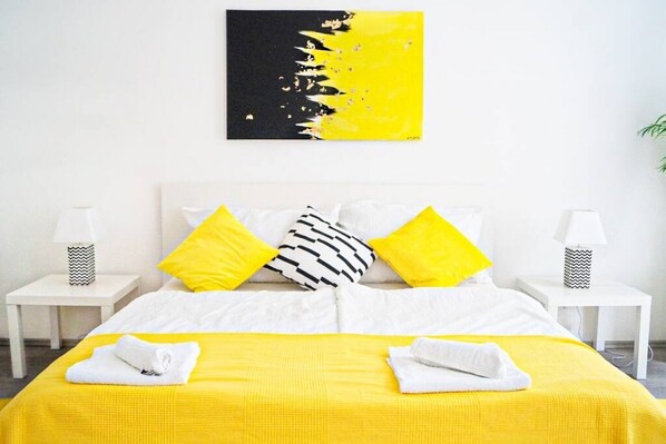 5 chambres, fer et planche Ă repasser, Wi-Fi, draps fournis