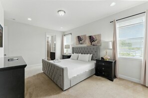 5 bedrooms, iron/ironing board, travel cot, WiFi